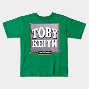 Toby Keith - Design Text Kids T-Shirt